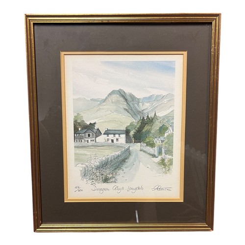 Framed print dungeon ghyll - framed,