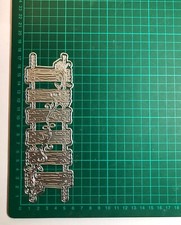 Large 2pcs Decorative Ladder Die Set - Largest Die Measures 17.3 X 5.5cm