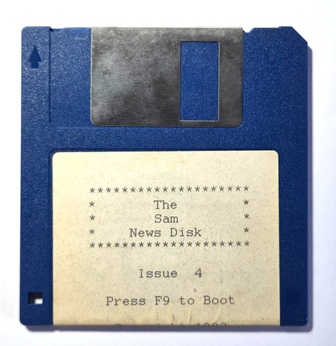 The sam news disk issue - sam,