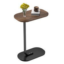 C-Shaped Compact Sofa Side End