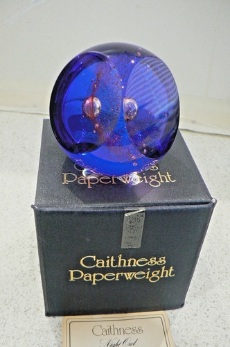 Caithness paperweight night - paperweight,