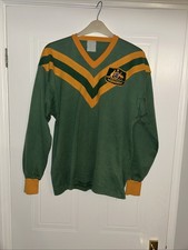 AUSTRALIA 1970/80s RUGBY LEAGUE SHIRT NATIONAL TEAM JERSEY SIZE(M) -RARE