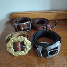 Leather Belt Bundle x 4 Joseph
