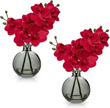 Hollyone 2pcs Artificial Red