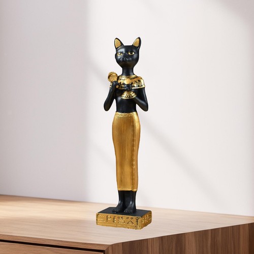 Egyptian cat statue - egyptian,