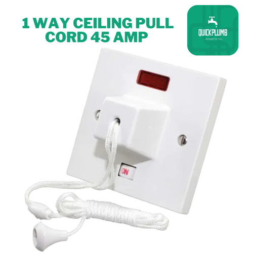 Way ceiling pull cord - 1, amp