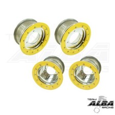 KFX 400 450R Front & Rear wheels Beadlock 10x5 and 8x8 Alba Racing PY41