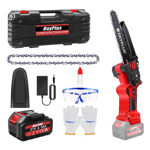 Cordless chainsaw electric - 8'',