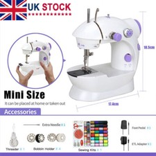 Mini Portable Home Travel Desk Sew Quick Hand held Stitch Clothes Sewing Machine