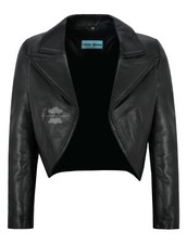 Women ladies cropped jacket - cropped,