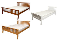 curvy modern look Wooden Bed -