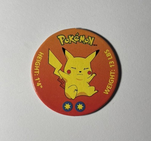 Pikachu rare pogs 1998 - rare,