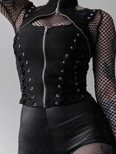Gothic Corset Top Vintage Punk