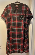 Hell Bunny Heather Red Tartan