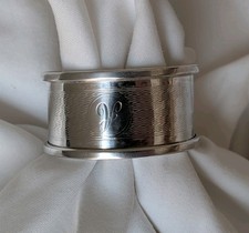 Solid Silver Engraved Napkin