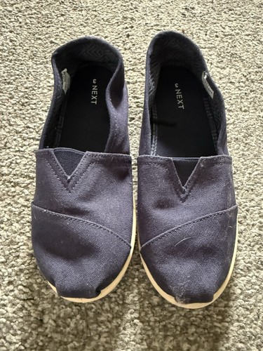 Next boys navy plimsolls size - boys,