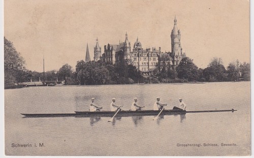 1910 german postcard schwerin - 1910,
