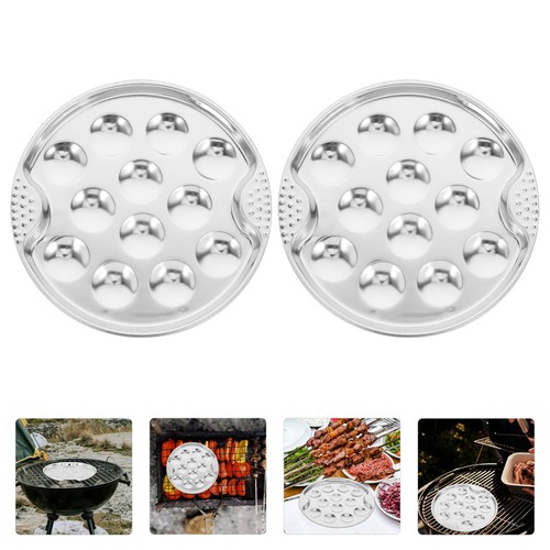 Pcs metal dinner plates - 2,