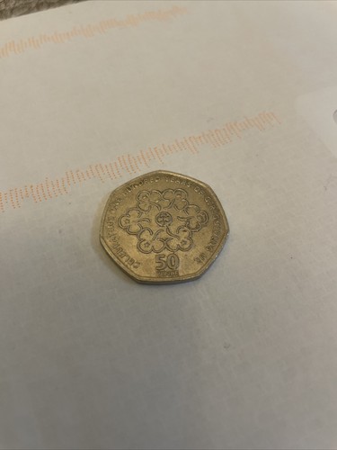 Rare 50p coin 2010 celebrating - coin,