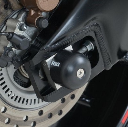 Racing black swingarm - r&g,