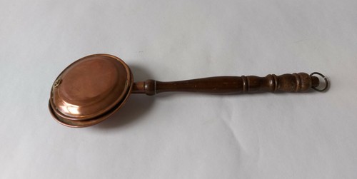 Antique copper turned wood - antique,