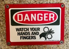 USED DANGER  SIGN Watch hands