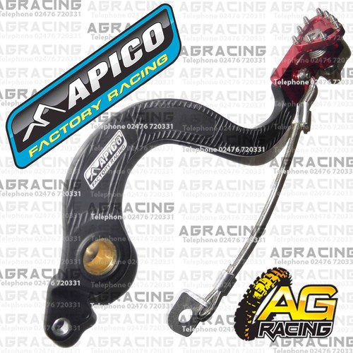 Apico black red rear brake - rear,