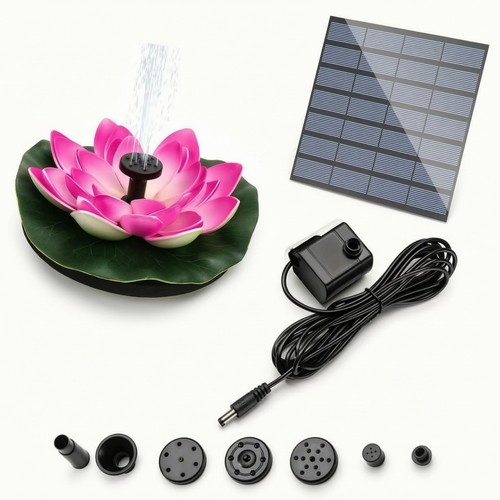 Floating solar fountain - solar,