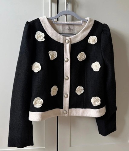 Darling black ivory white - , wool