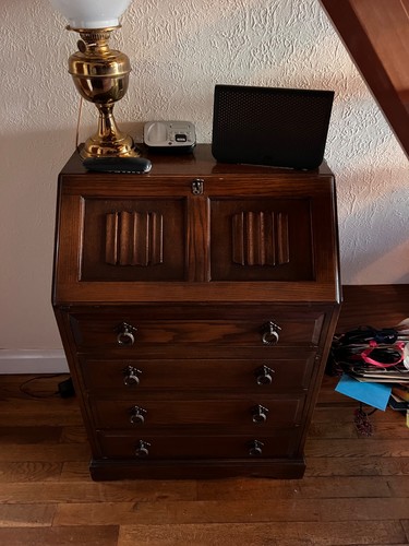 Oak bureau - oak,