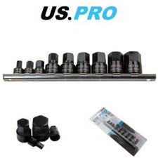 US PRO Tools 9pc 1/4" 3/8" Dr