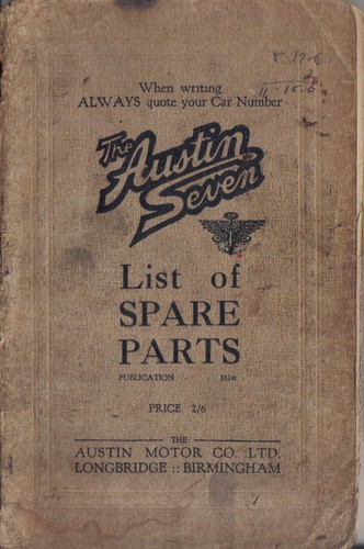 Austin seven original - austin,