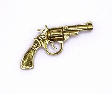Vintage Gold Pistol Revolver