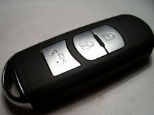 NEW MAZDA 6 CX-3 MX-5, 3 BUTTON SMART REMOTE KEY FOB, ID49 CHIP UK SELLER
