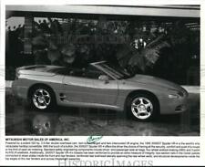 1994 Press Photo 1995 Model Mitsubishi 3000GT Spyder VR-4 Automobile - sap63305