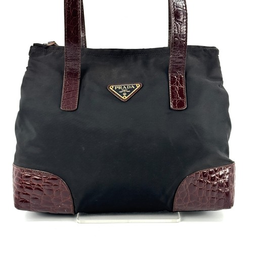 Prada tessto nylon shoulder - prada,