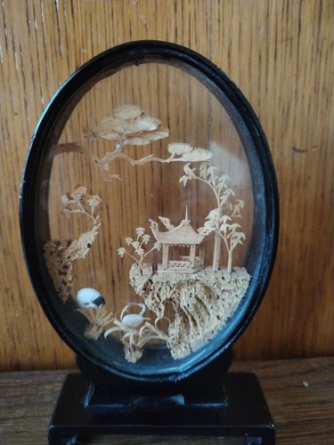 Vintage chinese diorama - chinese,