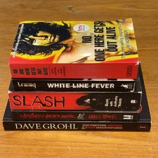 Rock Metal Autobiographies Dave Grohl/Slash/Lemmy/Jim Morrison