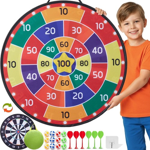 Jumbo kids dart board set - kids,