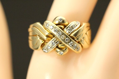 Six piece interlocking 18k - six,