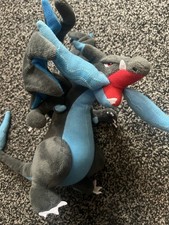 Pokémon Mega X Charizard Plush Toy Dragon Stuffed Animal 2014 Pokémon Center 