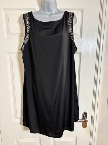 Shift dress with sequin bead - shift,