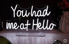 You had hello neon - me,