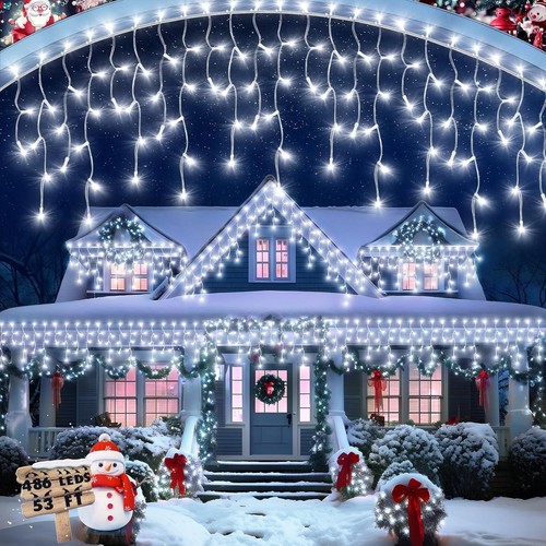 Icicle snowing effect lights - icicle,