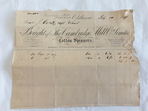 Victorian ephemera letterhead - victorian,