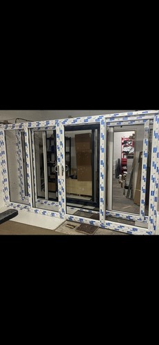 Sliding upvc patio doors white - sliding,