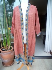 Culture Vulture size medium Indian Print Cotton  Dressing Gown/Cover up