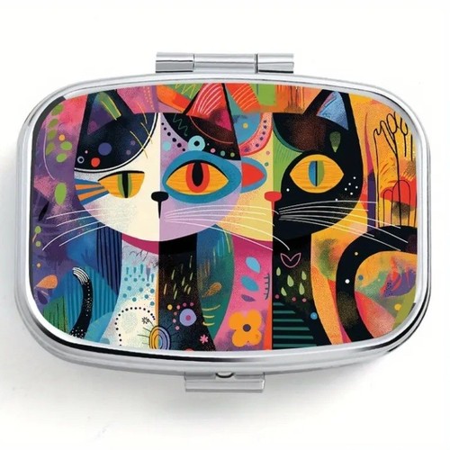 Metal pill tin - /, box