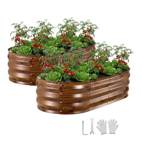Vevor pcs galvanized raised - 2,