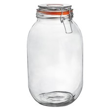 Glass Storage Jar Vintage